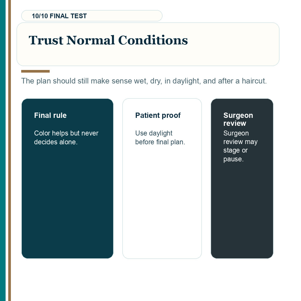 Blonde and red hair transplant planning, trust normal conditions.