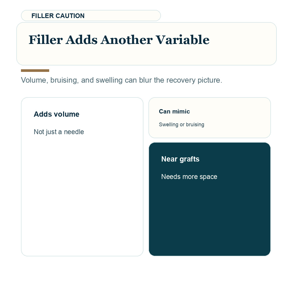 Botox fillers after hair transplant carousel slide 5 about filler adds another variable.