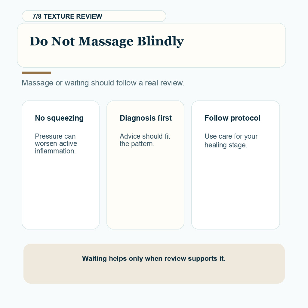Scalp bumps and ridges carousel slide 7 about do not massage blindly