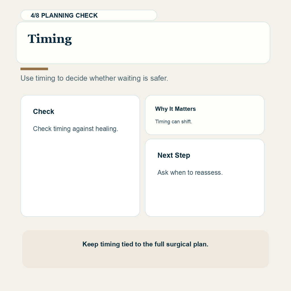 Hair Transplant Photos Need Careful Reading support slide 4 about timing