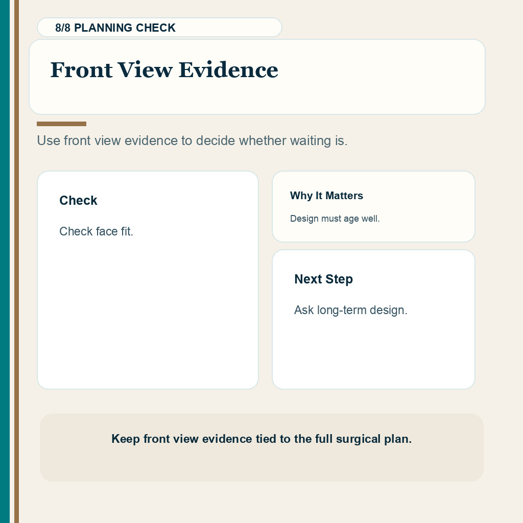 Hair Transplant Photos Need Careful Reading support slide 8 about front view evidence