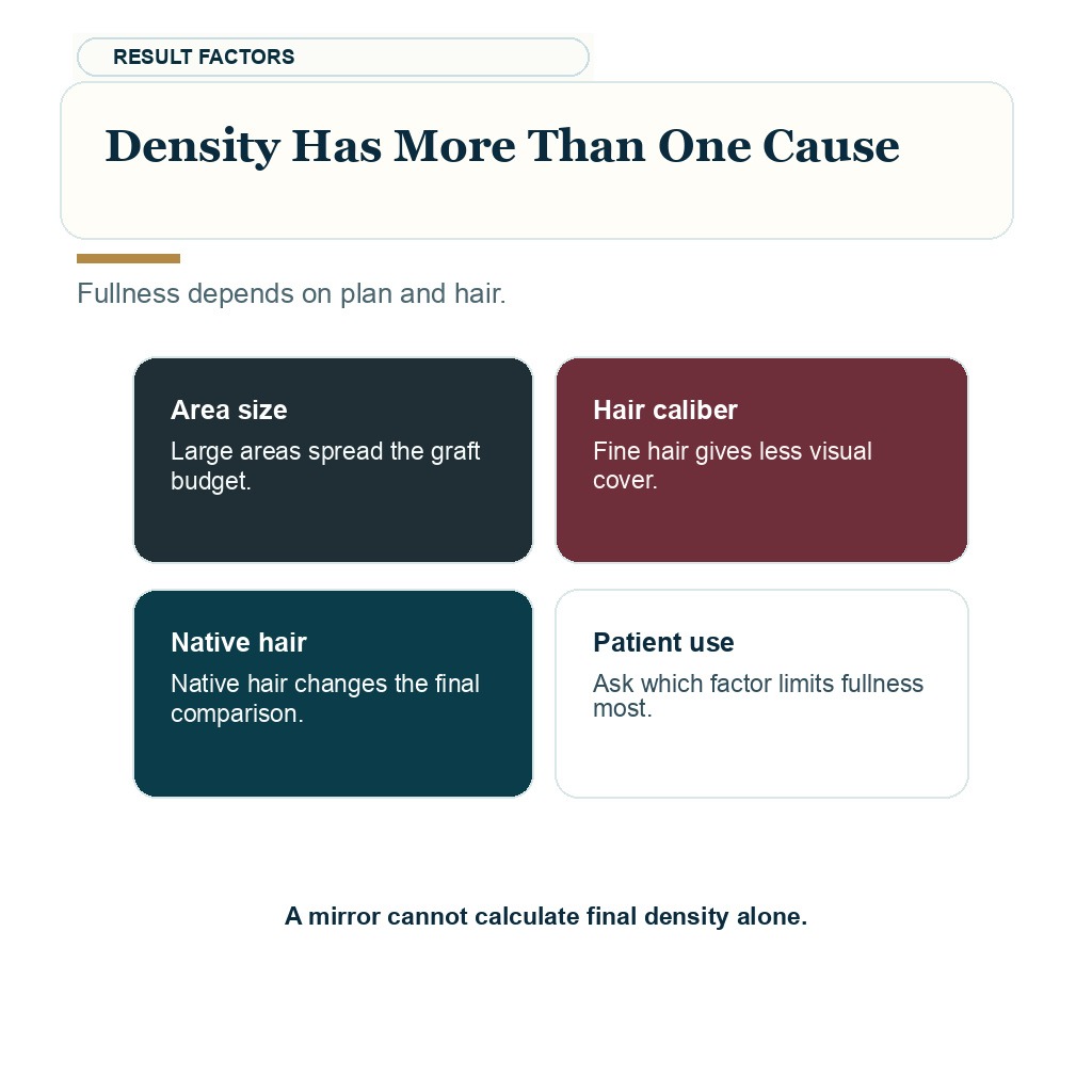 Day 10 hair transplant density density has more than one cause