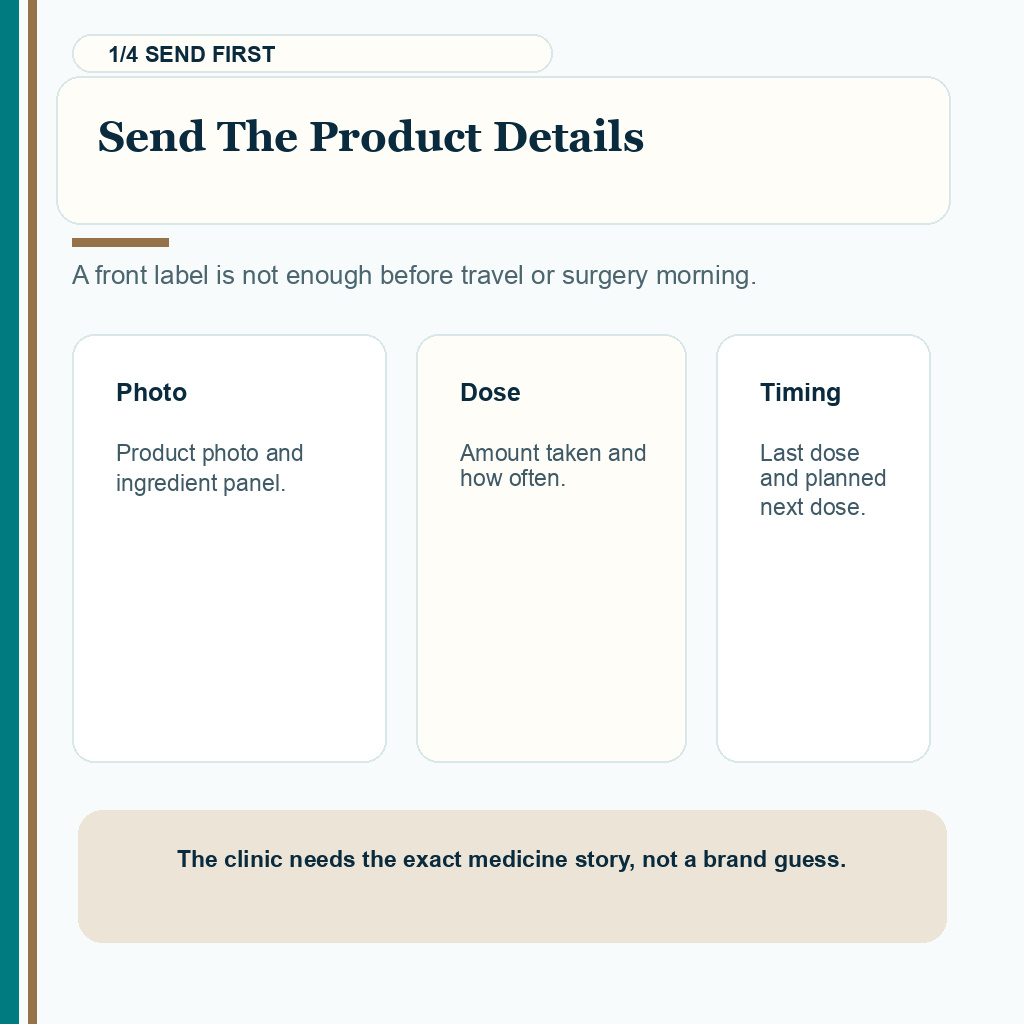 Decongestants before FUE carousel slide 1 about send the product details.