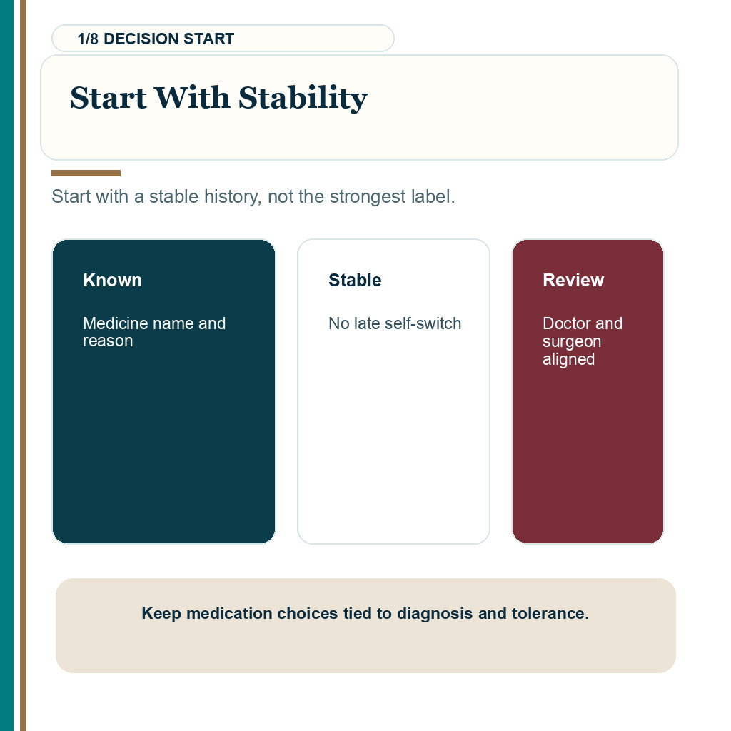 Dutasteride versus finasteride after hair transplant, start with stability.