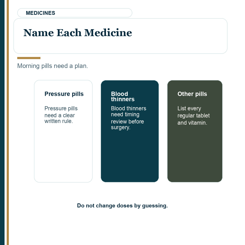 Regular medicine timing before FUE fasting