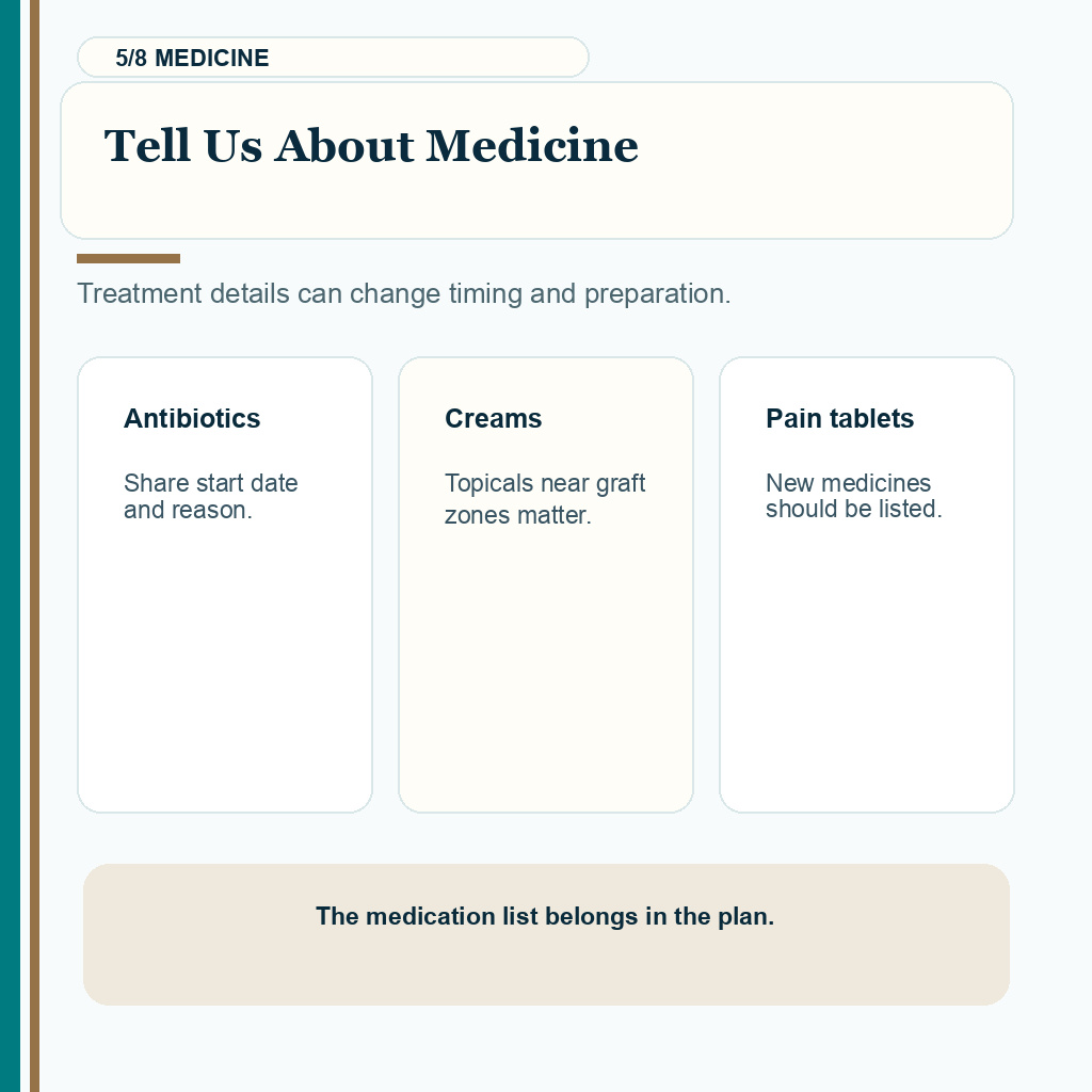 Folliculitis carousel slide 5 about medicine changes before surgery