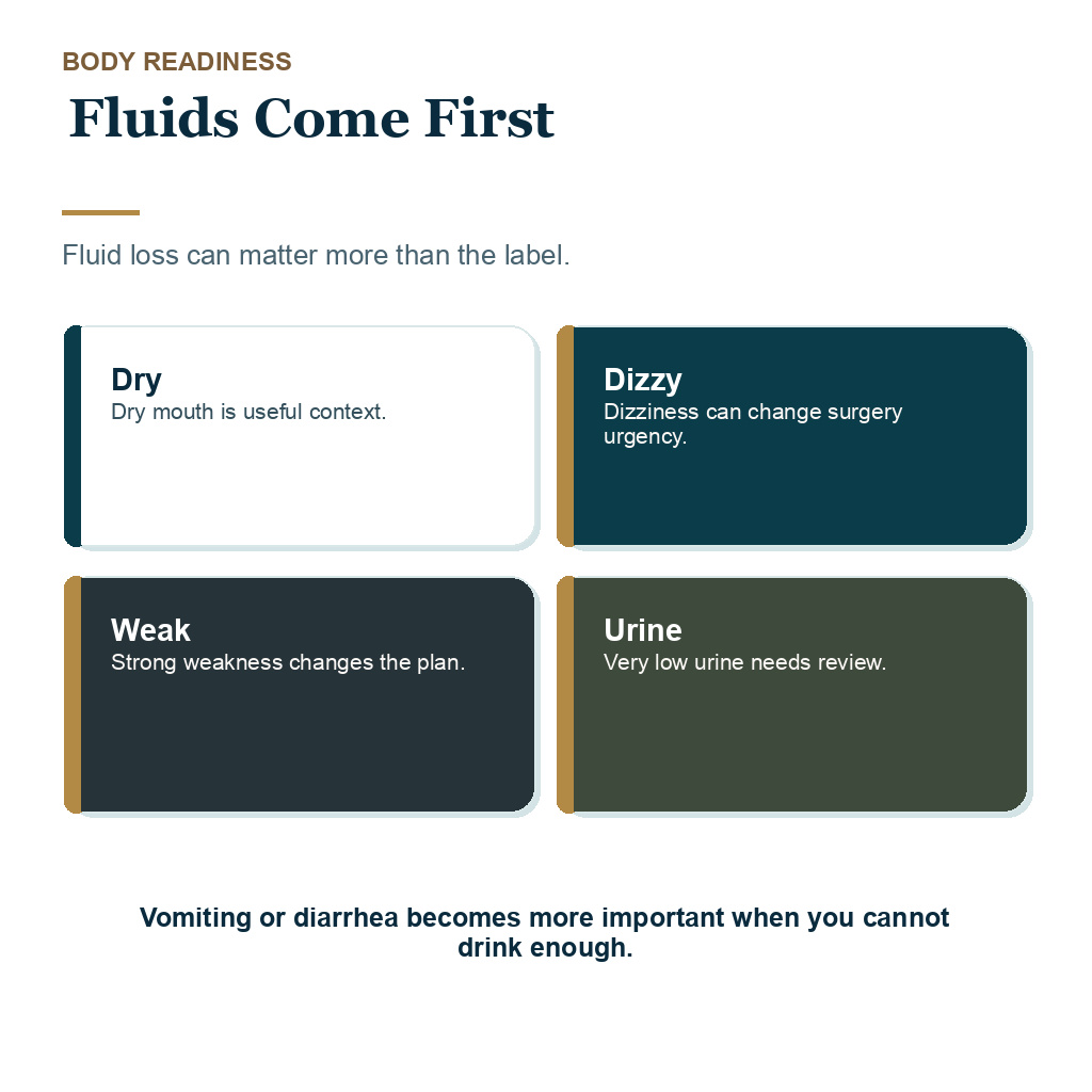 Fluid intake and hydration matter before hair transplant surgery
