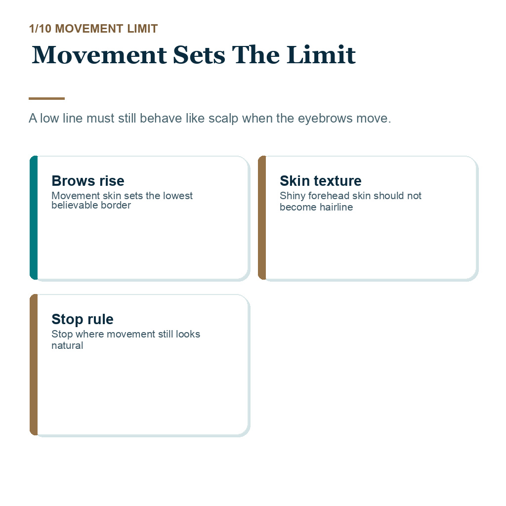 Hairline lowering stop point carousel slide 1 of 10 about movement sets the limit.