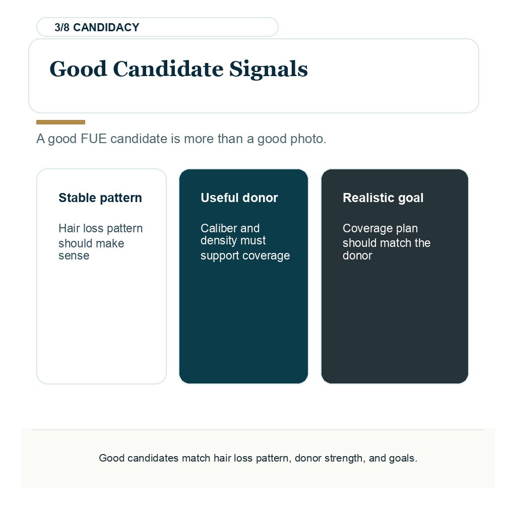 FUE Hair Transplant carousel slide 3 with patient guidance