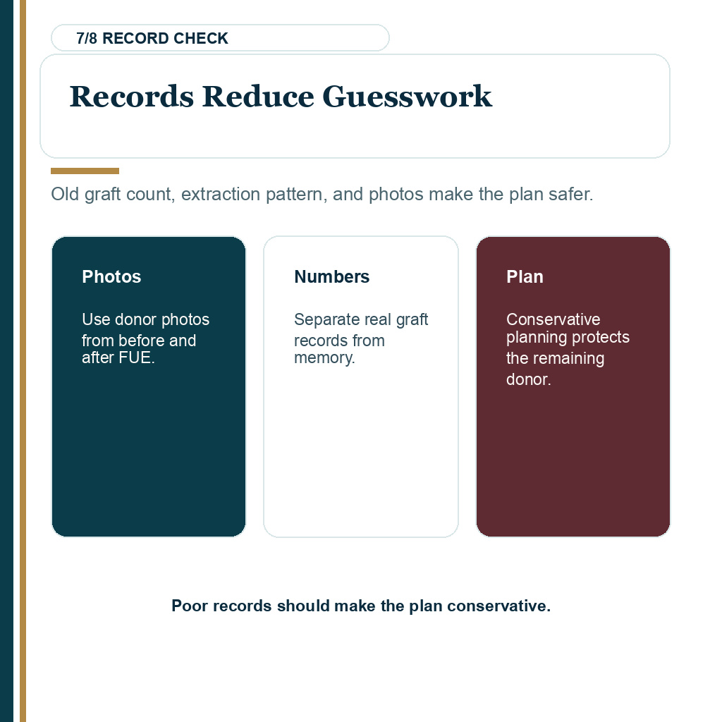 FUT after FUE explaining records reduce guesswork.