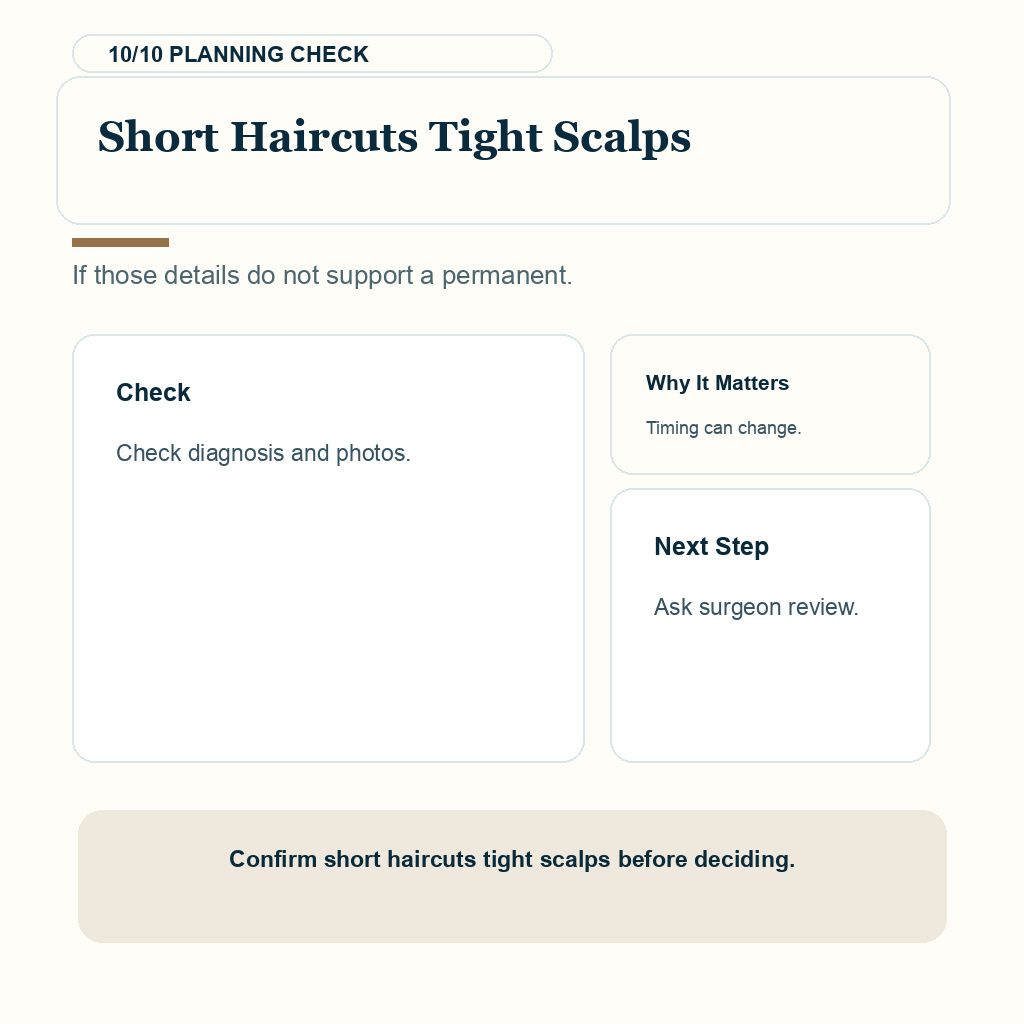 FUT Hair Transplant and Linear Scar Planning carousel slide 10 about short haircuts tight scalps