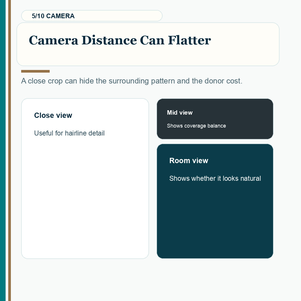 Comb through video evidence, camera distance can flatter.