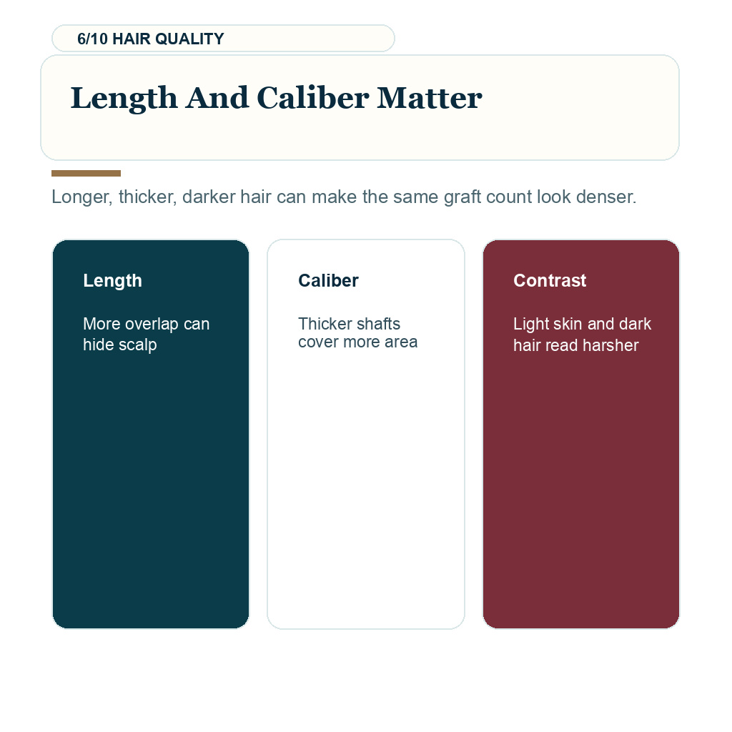 Comb through video evidence, length and caliber matter.