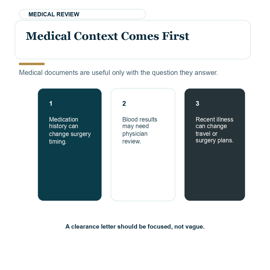 Hair transplant documents purpose carousel slide 4 explaining medical context comes first