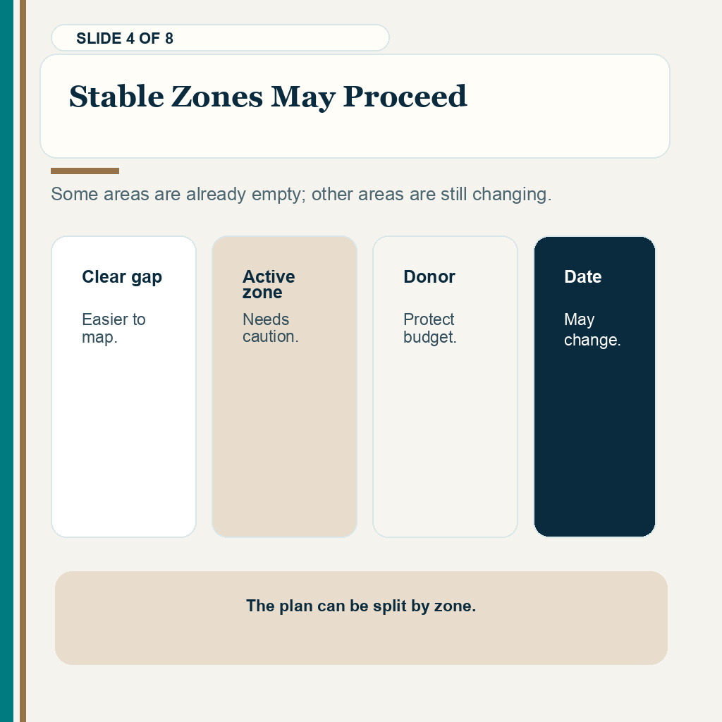 Stable zones may proceed when planning hair transplant timing during a minoxidil shed.