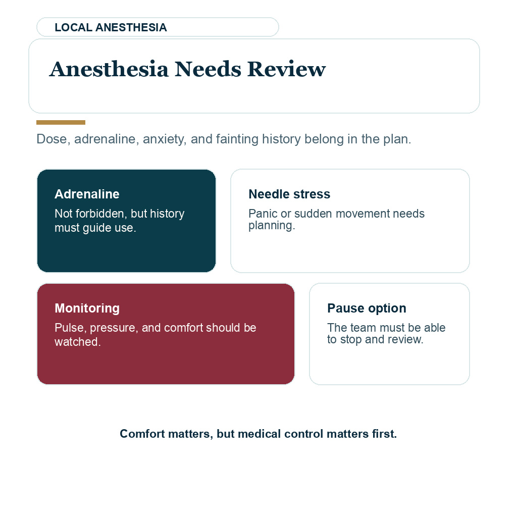 Epilepsy hair transplant planning visual about anesthesia and medical history review