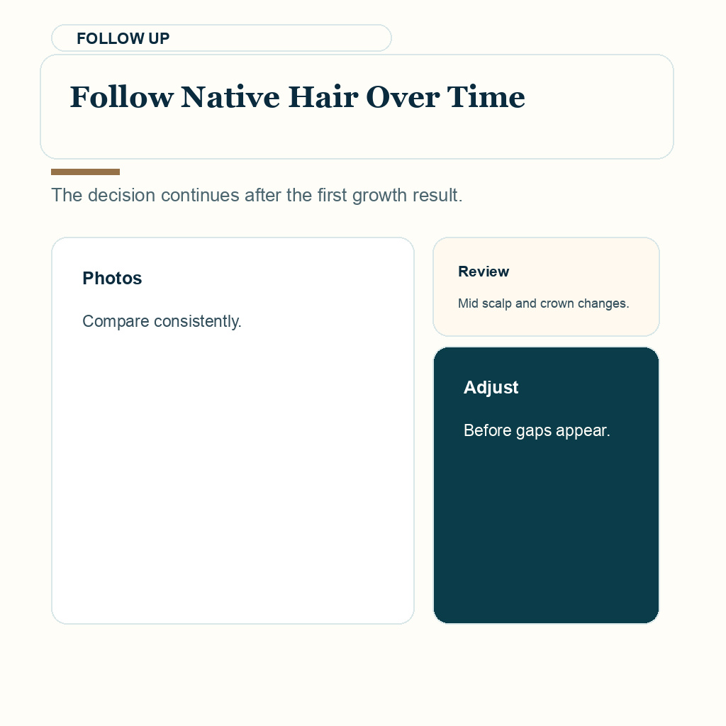 Hair transplant without finasteride slide 10 explaining follow native hair over time
