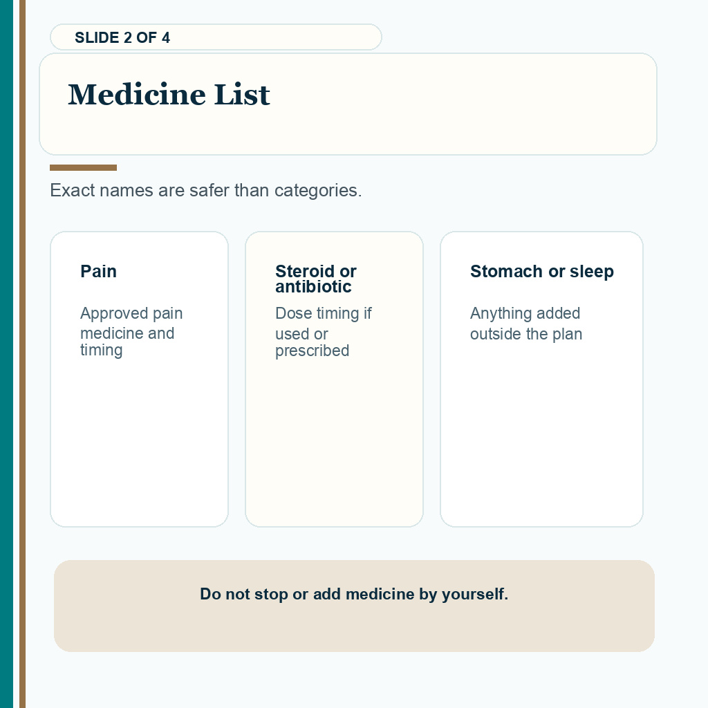 Hiccups after hair transplant slide 2 of 4, report the medicine list