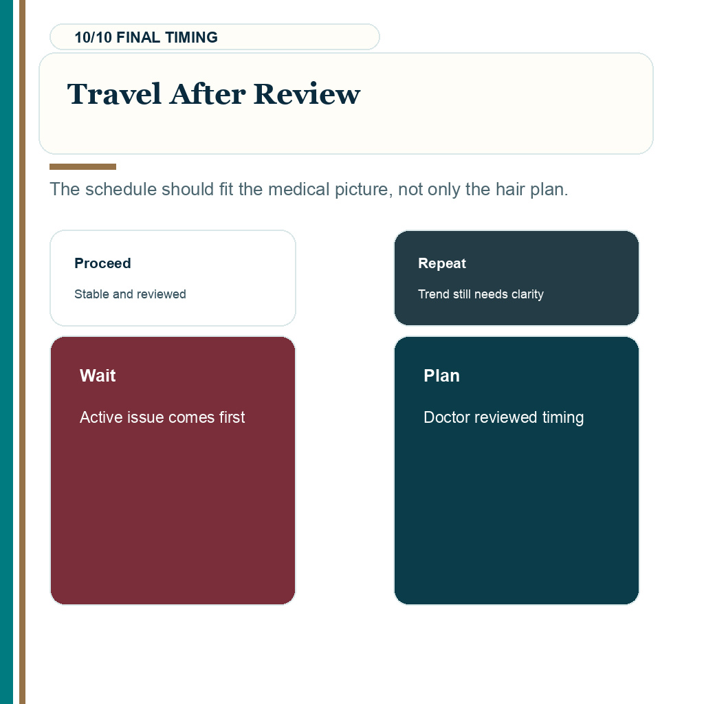 High liver enzymes before hair transplant, doctor reviewed travel timing.
