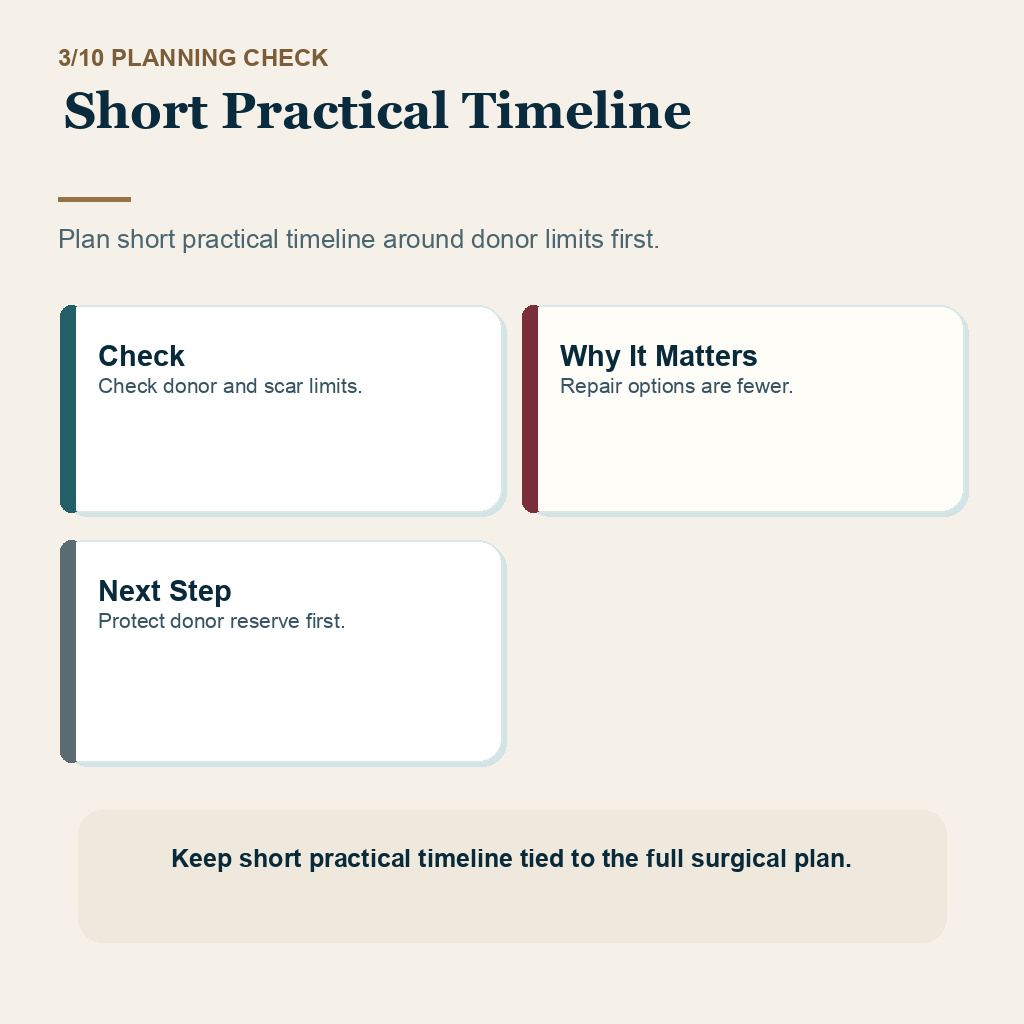 Hair Transplantation History From Early Experiments to FUE support slide 3 about short practical timeline