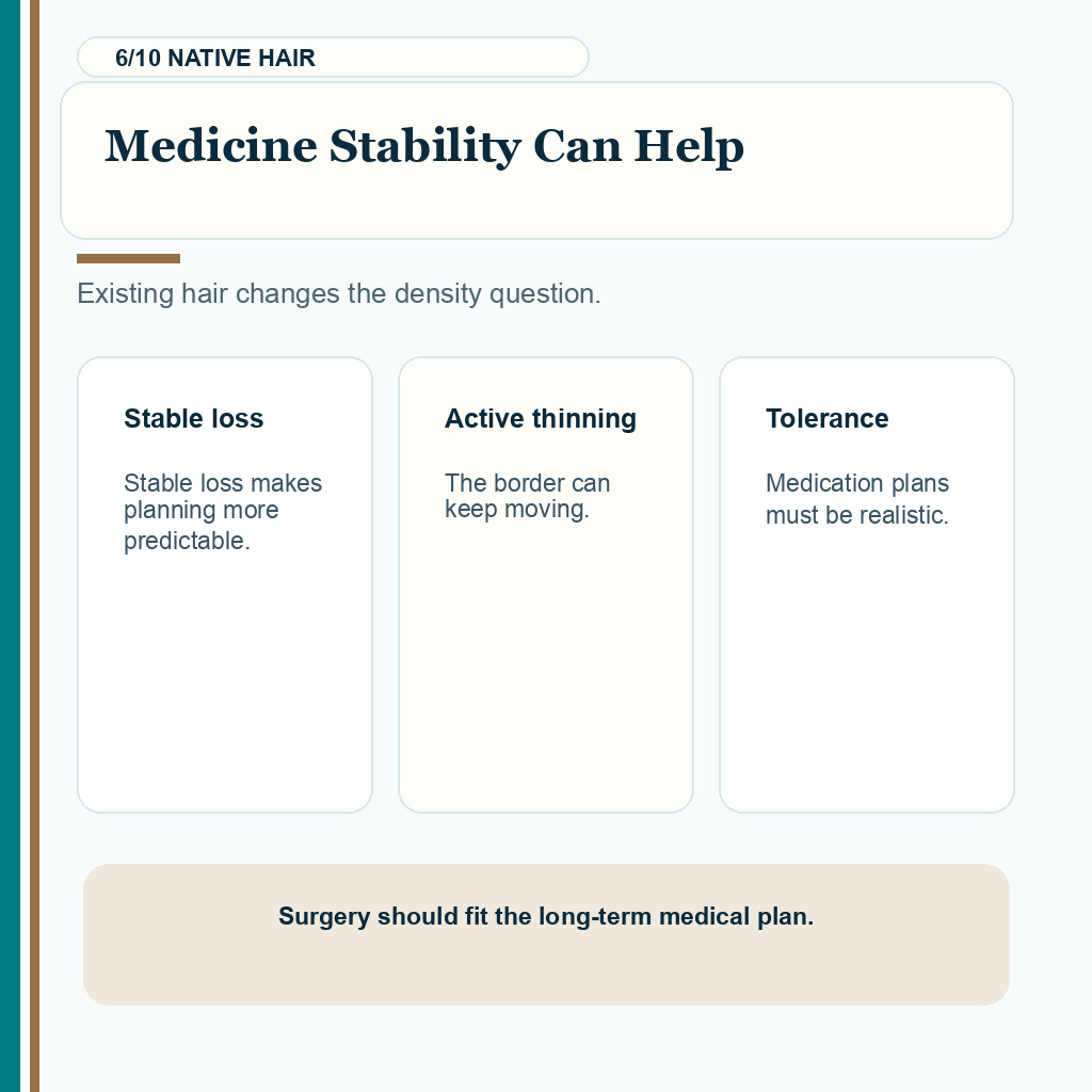 Temple graft planning carousel slide 6 about medicine stability