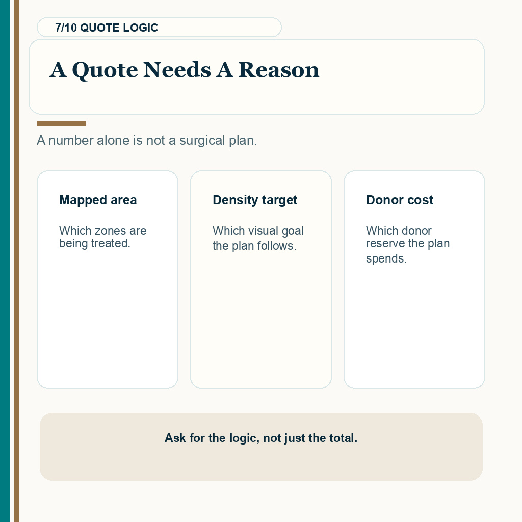 Temple graft planning carousel slide 7 about graft quote reasoning