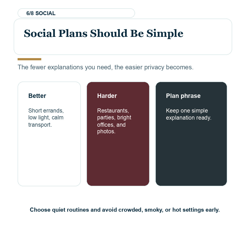 Simple social planning after hair transplant
