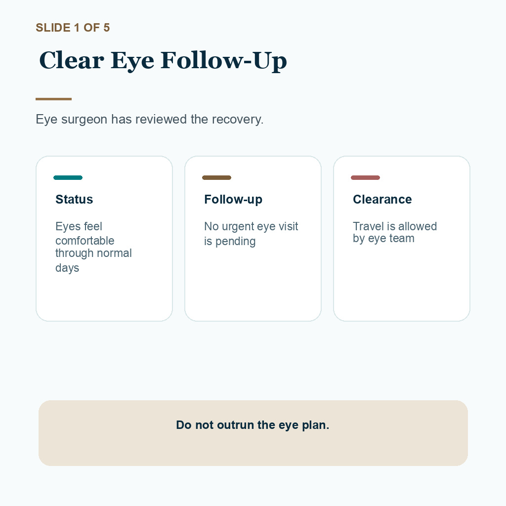 LASIK and hair transplant timing slide 1 of 5, clear eye follow-up