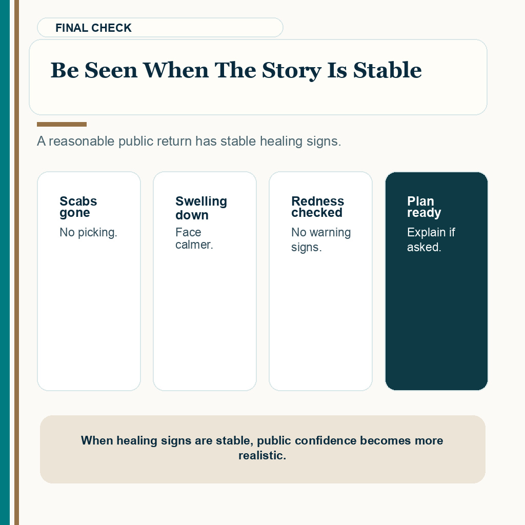 Look normal after hair transplant slide explaining be seen when the story is stable