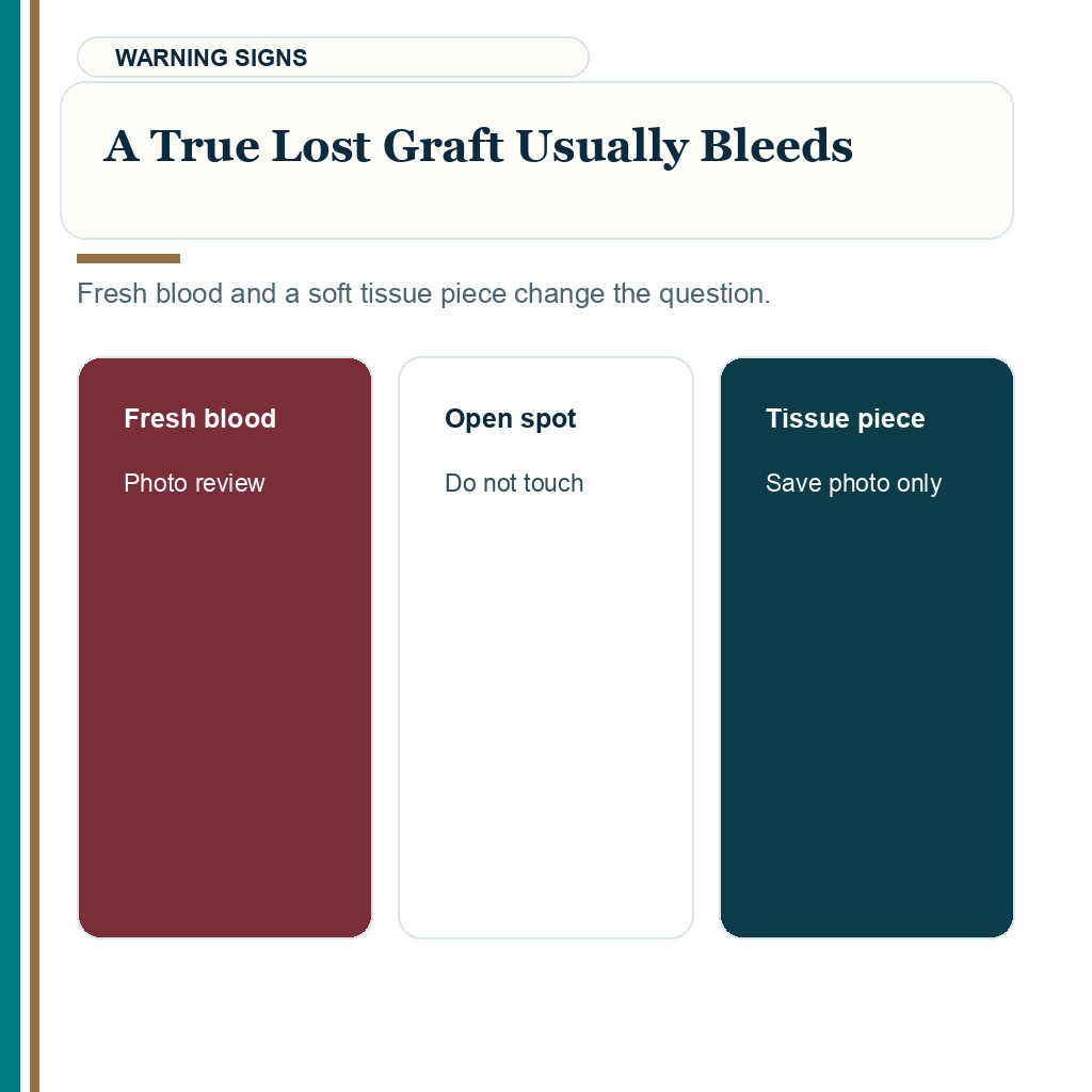 Lost grafts after hair transplant scabs carousel slide 2 of 8 about a true lost graft usually bleeds.