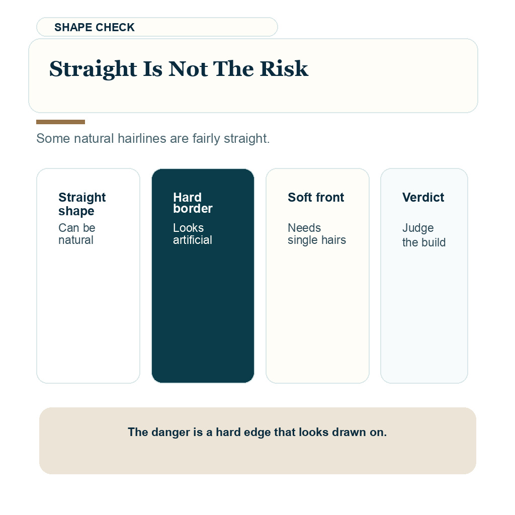 Low straight hairline planning carousel slide 2 about straight is not the risk.