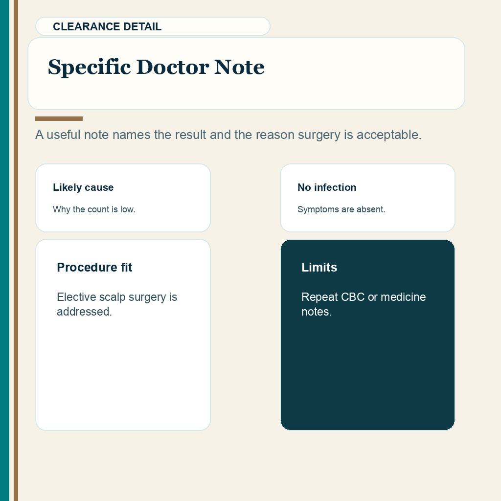 Low white blood cells hair transplant slide 8 about specific doctor note