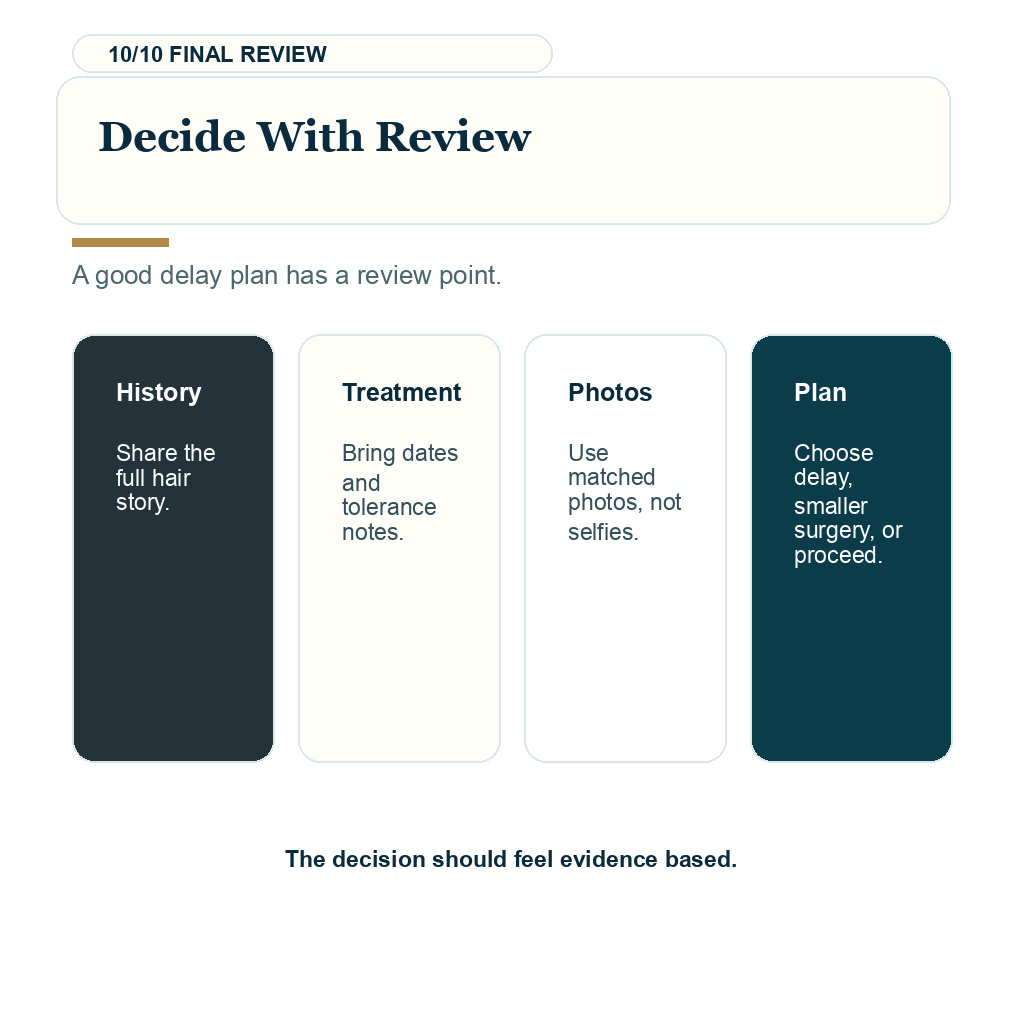 Medication delay before hair transplant carousel slide 10 Decide With Review