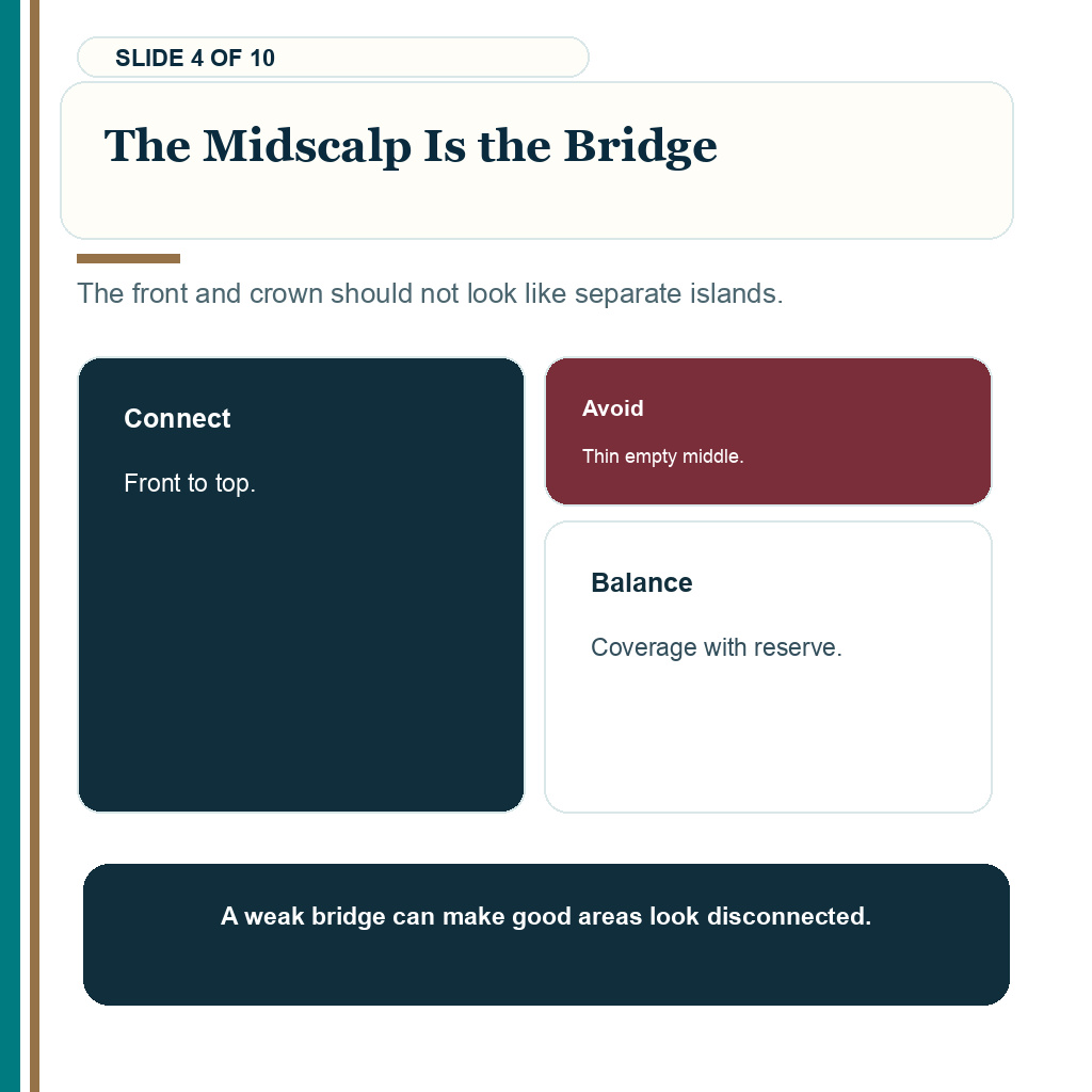 Norwood 4 or 5 graft budget carousel slide 4 about the midscalp is the bridge.