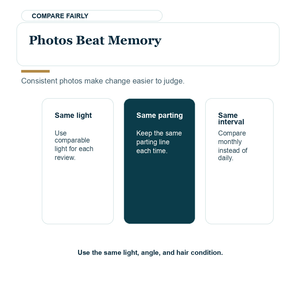 Postpartum hair loss hair transplant carousel slide 3 of 10 explaining photos beat memory