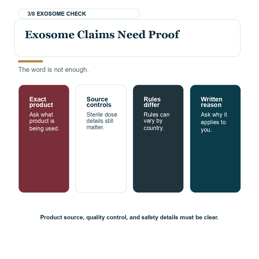 Diamond Hair Clinic PRP and exosome support, exosome claims need proof.