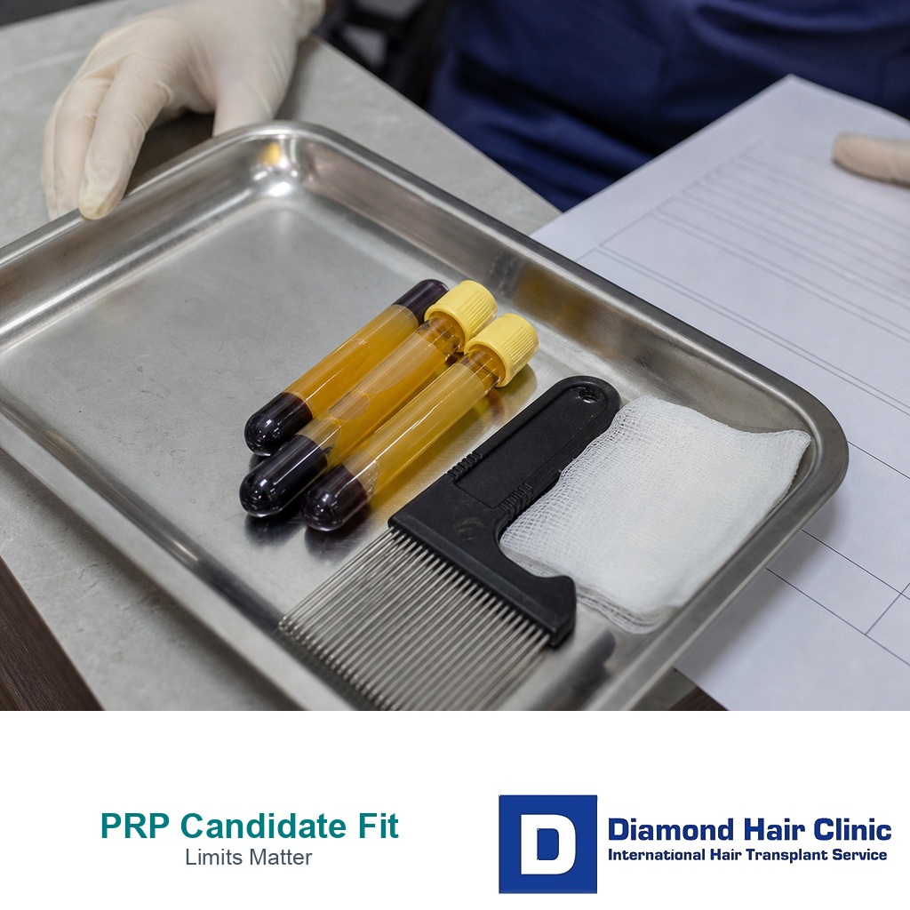PRP candidate selection materials reviewed in clinical context - Diamond Hair Clinic featured image