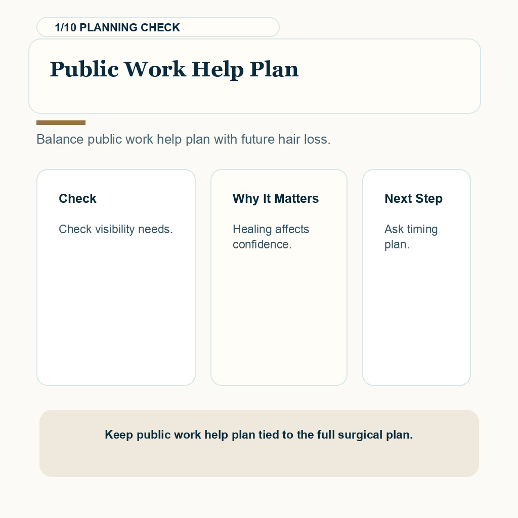 Seeing Clients Again Needs a Visibility Plan support slide 1 about public work help plan