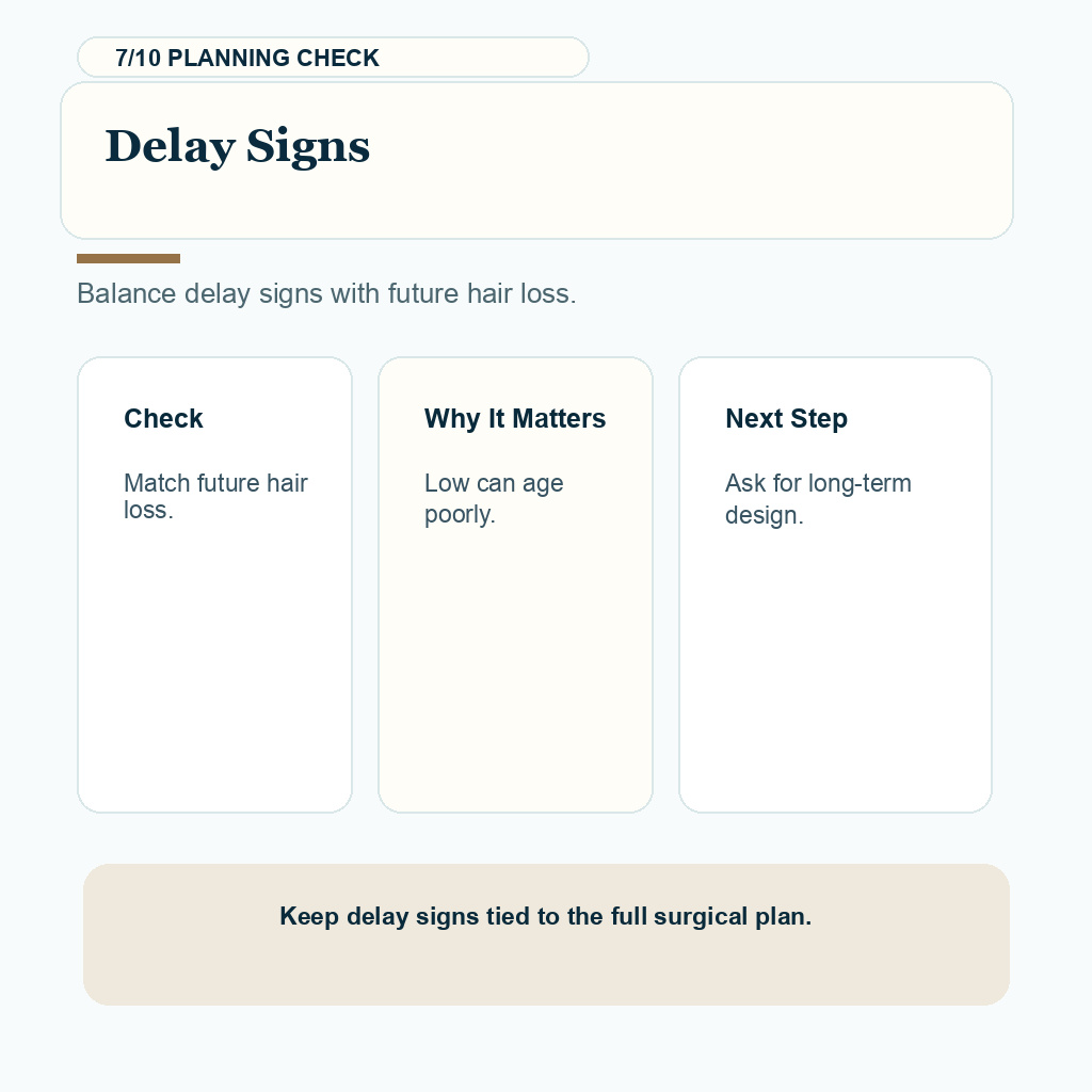 Seeing Clients Again Needs a Visibility Plan support slide 7 about delay signs