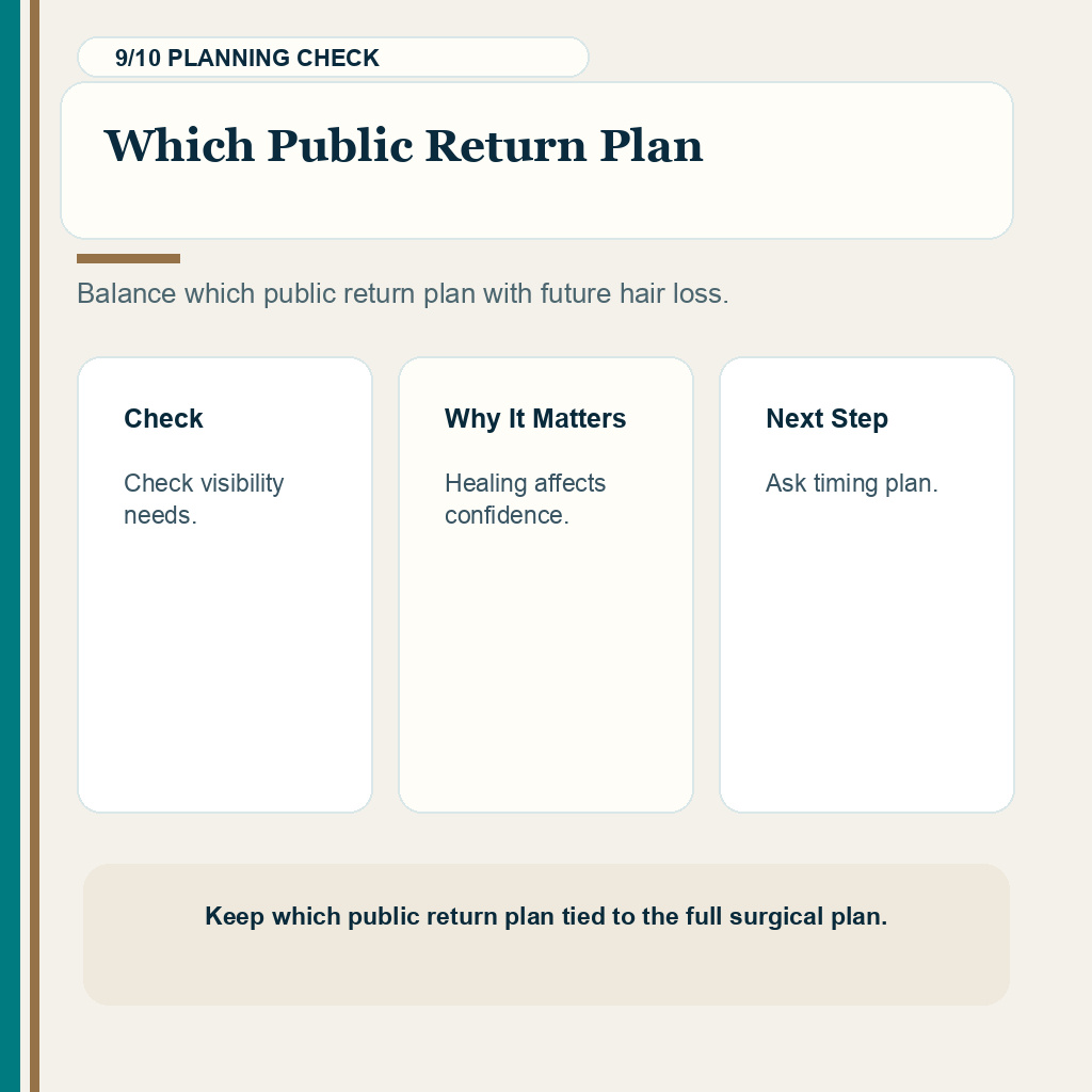 Seeing Clients Again Needs a Visibility Plan support slide 9 about which public return plan