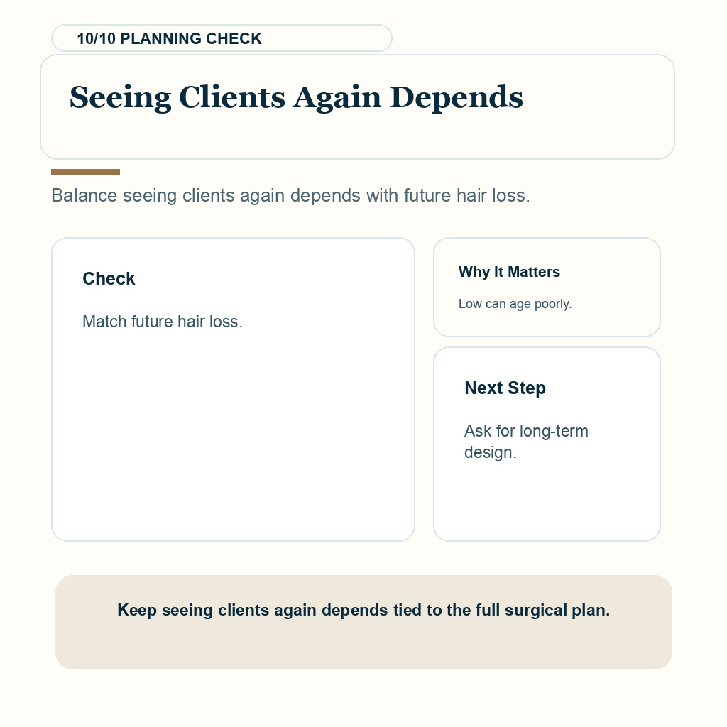 Seeing Clients Again Needs a Visibility Plan support slide 10 about seeing clients again depends