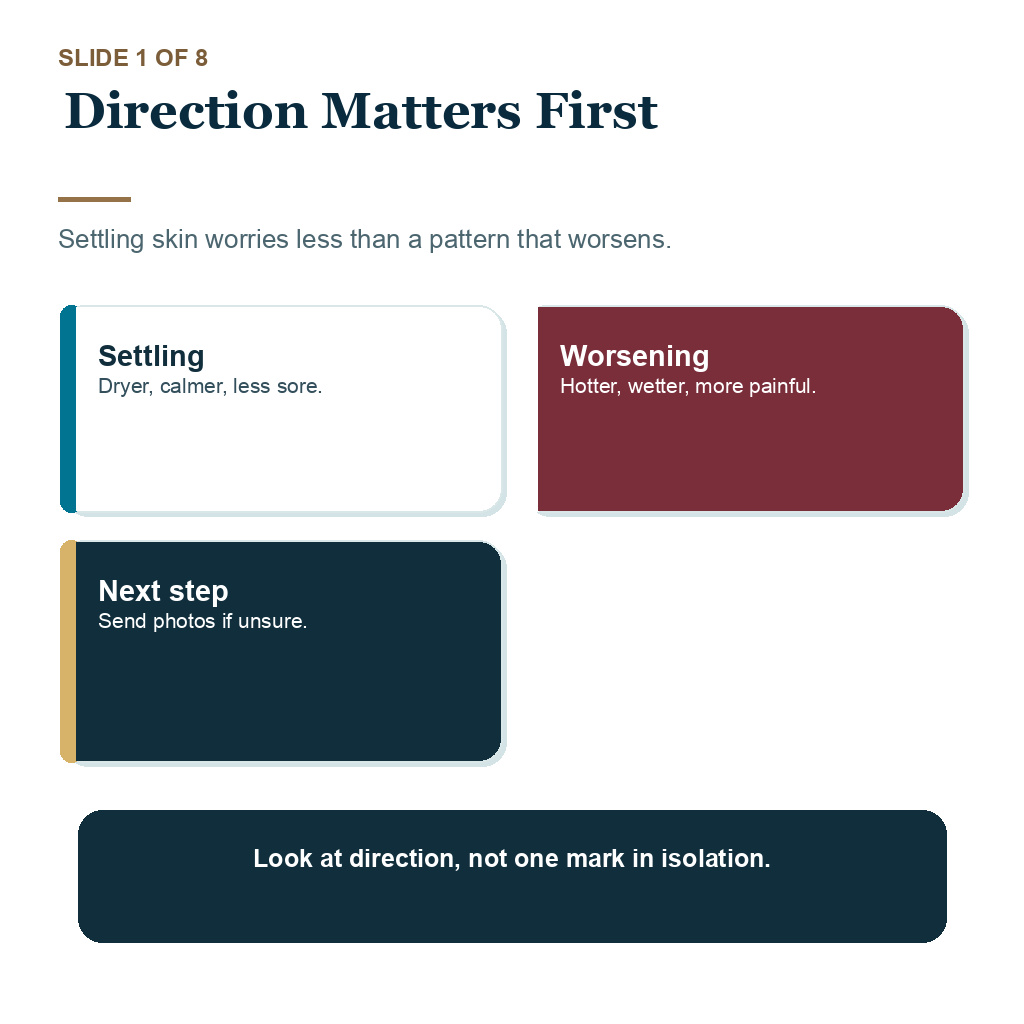 Redness scabs pimples after hair transplant carousel slide 1 about direction matters first.