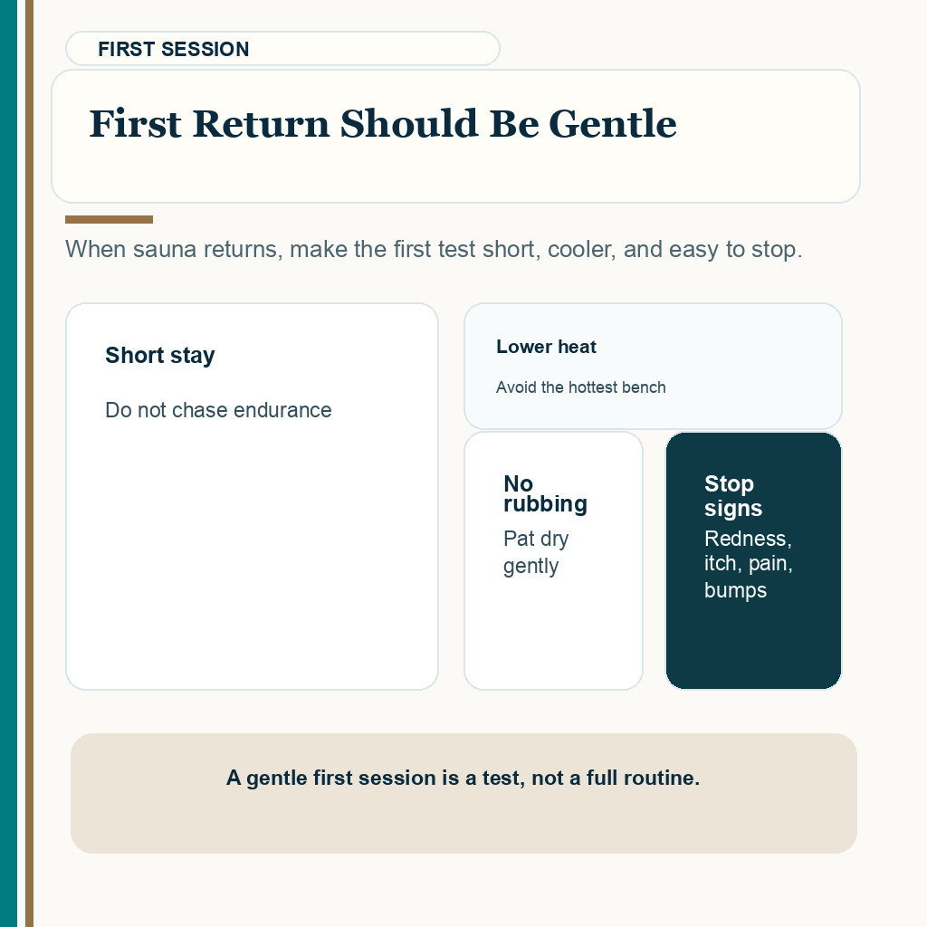 First return should be gentle guidance after a hair transplant.
