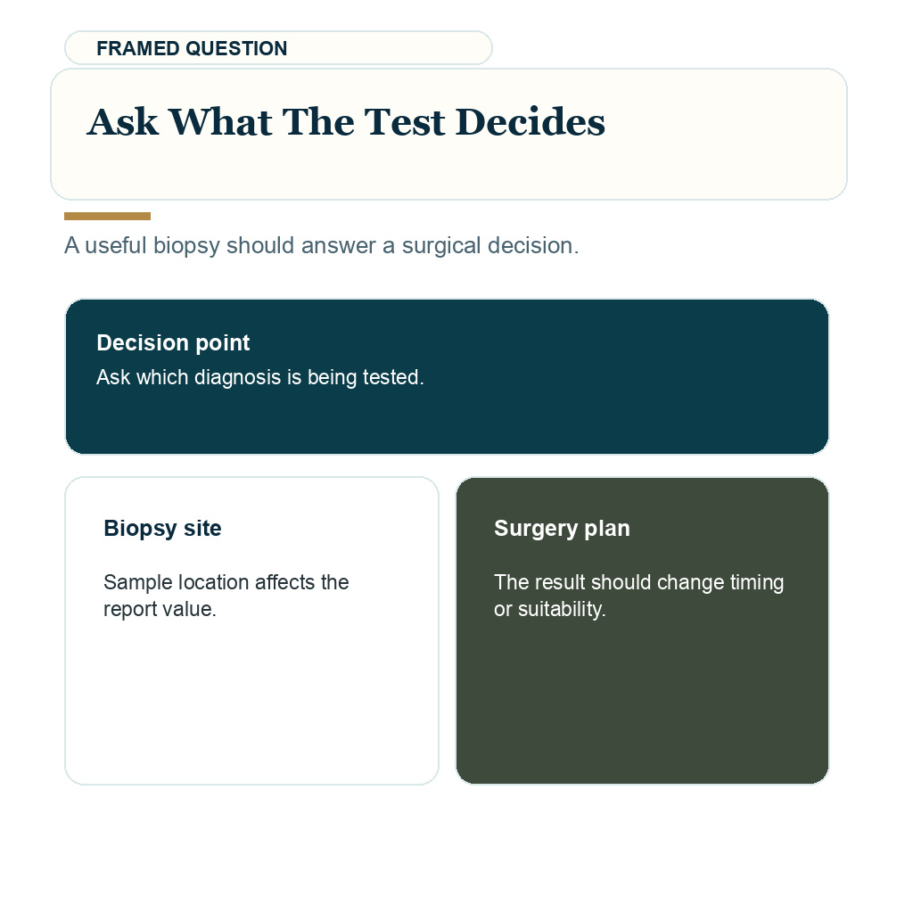 Scalp biopsy before hair transplant visual explaining what the test should decide