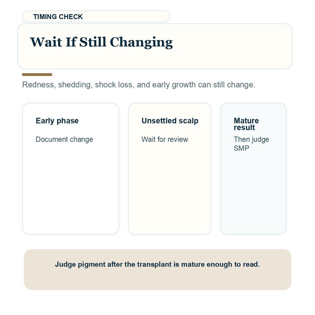 SMP decision carousel slide 2 about wait if still changing.