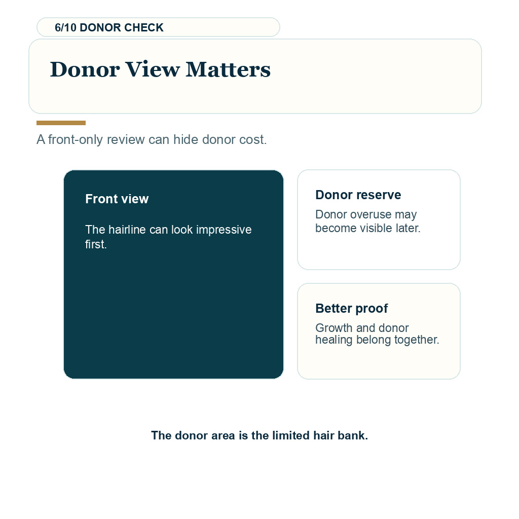 Silent success and negative bias, donor view matters.