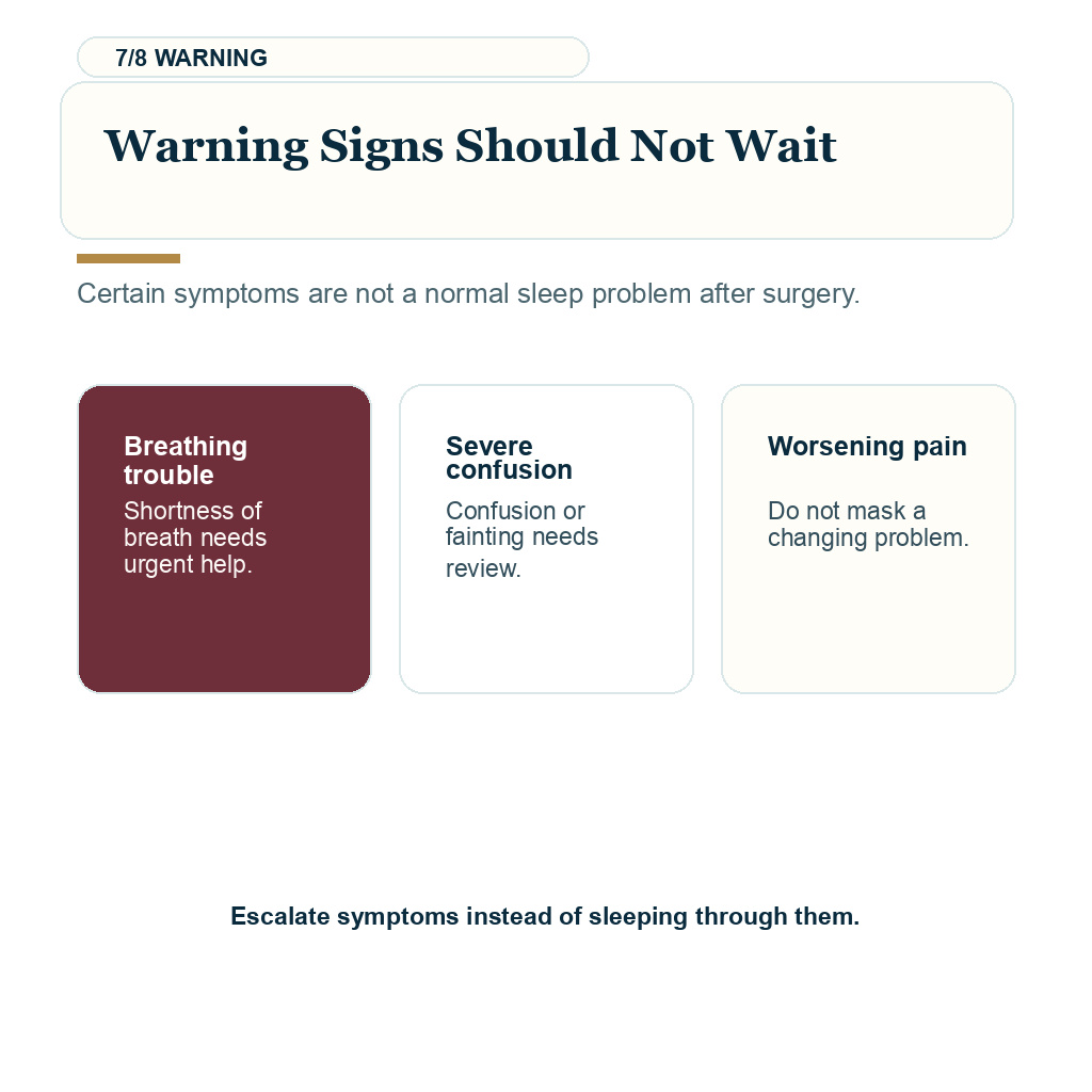 Sleeping pills after hair transplant, warning signs should not wait.