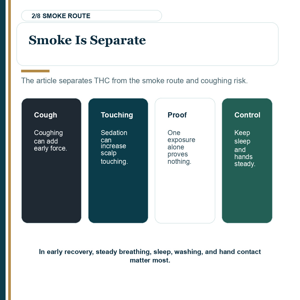 Why smoke route matters after hair transplant surgery.