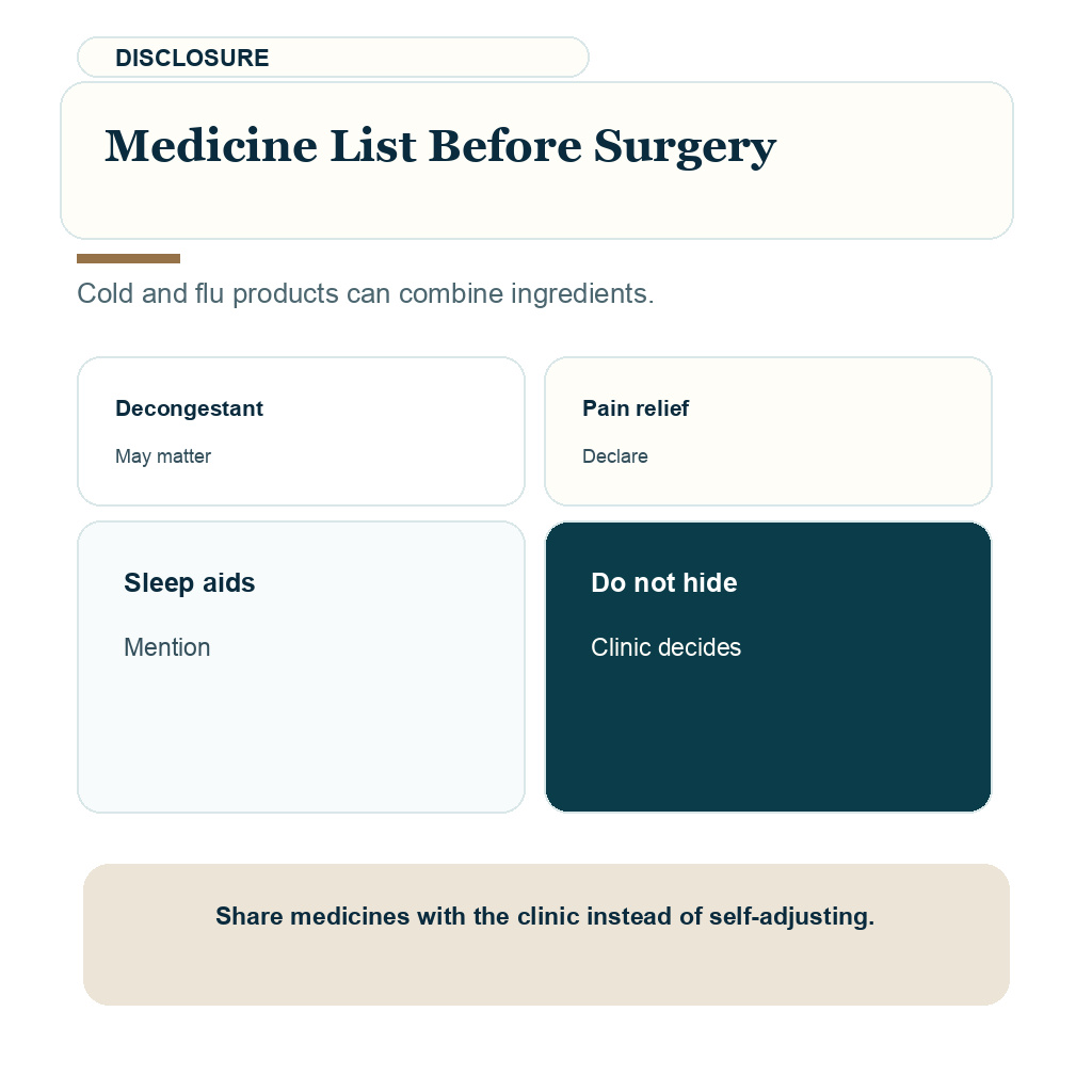 Sneezing and coughing after hair transplant carousel slide 7 about medicine list before surgery.