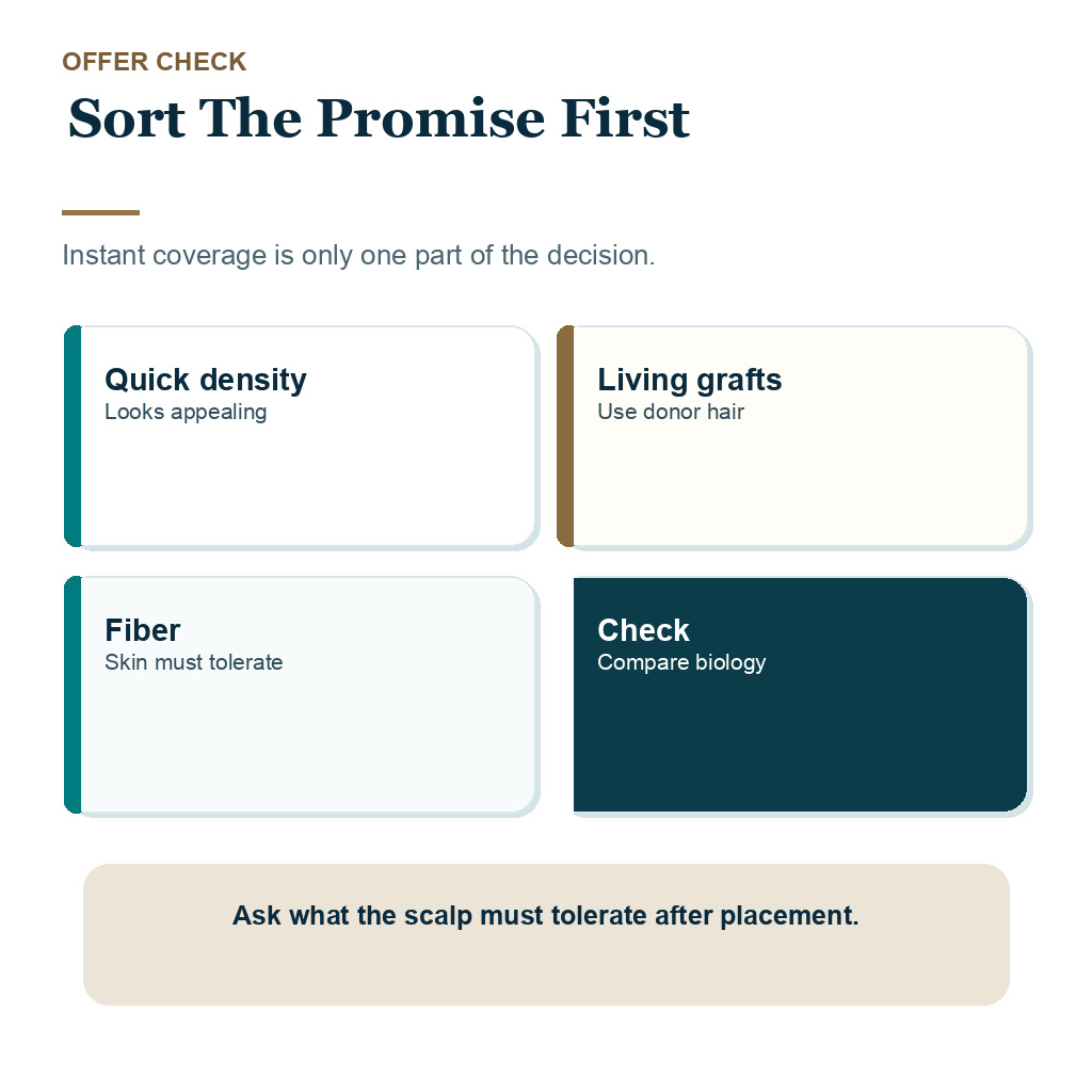 Synthetic hair implants decision carousel slide 1 about sort the promise first.